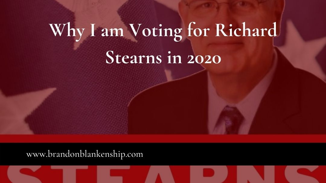 Why I am Voting for Richard Stearns for President in 2020
